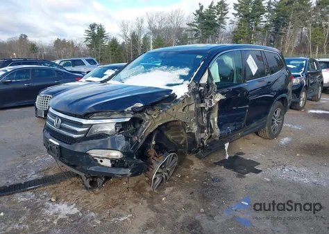 2016 Honda Pilot Ex-L z USA, uszkodzony, nr VIN 5FNYF6H53GB048446